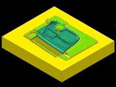 Raster Finishing ӹ ԶǶ - PowerMILL 2015